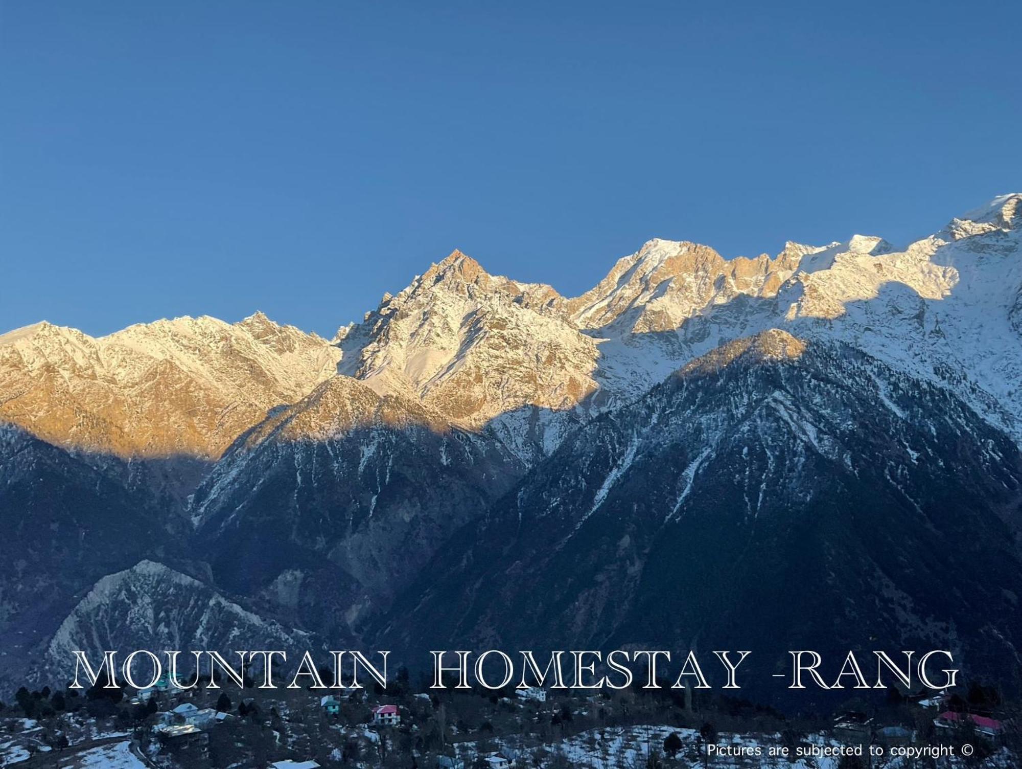 Mountain Home Stay -Rang, At Reckong Peo - Kalpa, Near Goyal Motors, Way To Petrol Pump At Itbp Quarters Buitenkant foto